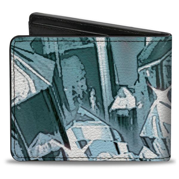 Buckle-Down Bi-Fold Wallet - Crystals3 Clear