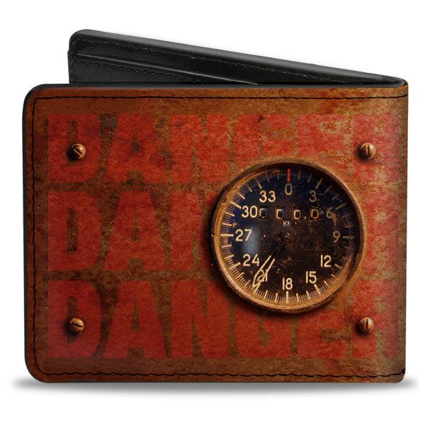 Buckle-Down Bi-Fold Wallet - Danger Gauge
