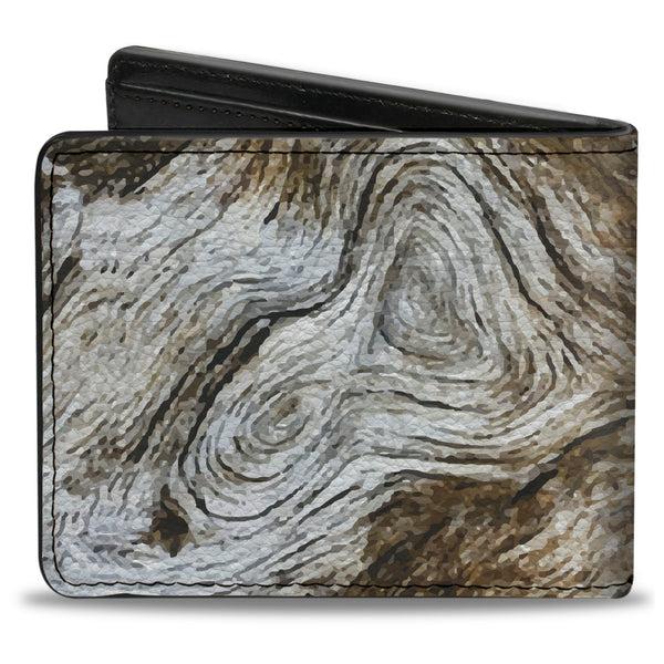 Buckle-Down Bi-Fold Wallet - Driftwood Grain
