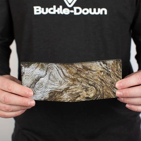 Buckle-Down Bi-Fold Wallet - Driftwood Grain