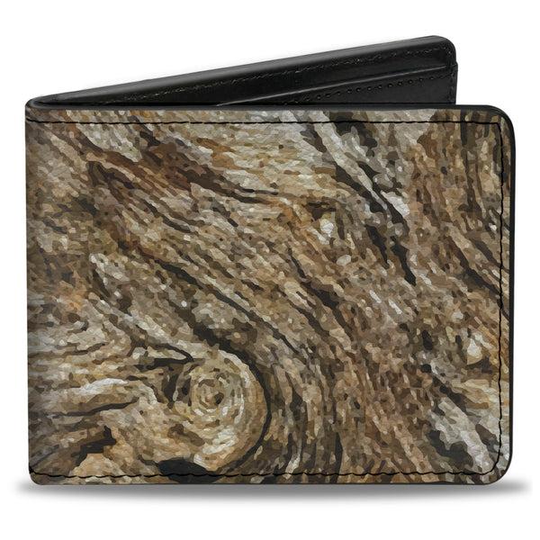 Buckle-Down Bi-Fold Wallet - Driftwood Grain