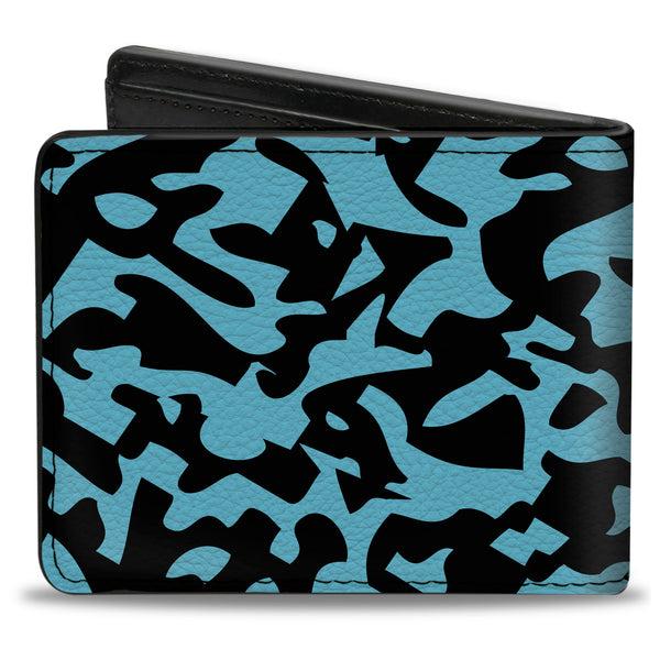 Buckle-Down Bi-Fold Wallet - Eighties 1 Blue Black