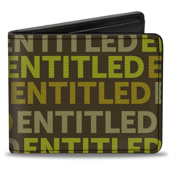 Buckle-Down Bi-Fold Wallet - ENTITLED Tonal Greens