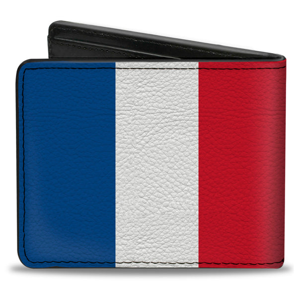 Buckle-Down Bi-Fold Wallet - France Flags