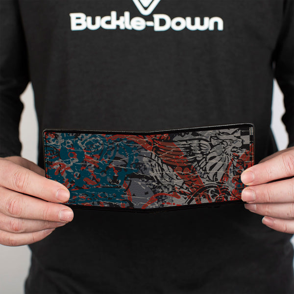 Buckle-Down Bi-Fold Wallet - Gothic 4