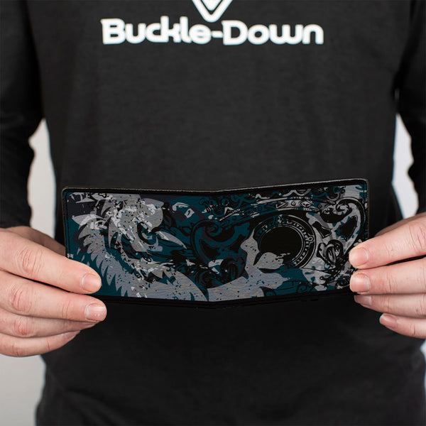Buckle-Down Bi-Fold Wallet - Gothic 5