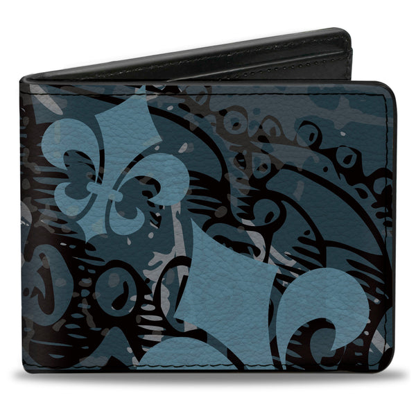 Buckle-Down Bi-Fold Wallet - Gothic 8