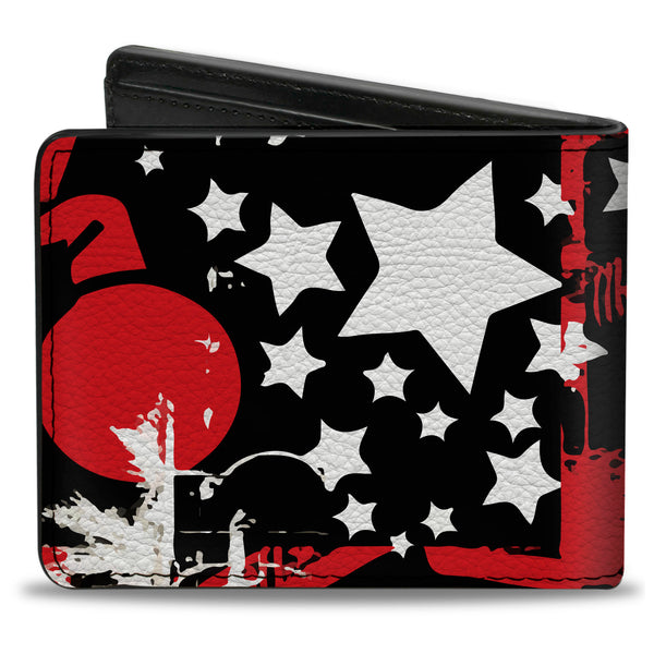 Buckle-Down Bi-Fold Wallet - Graffiti Women's