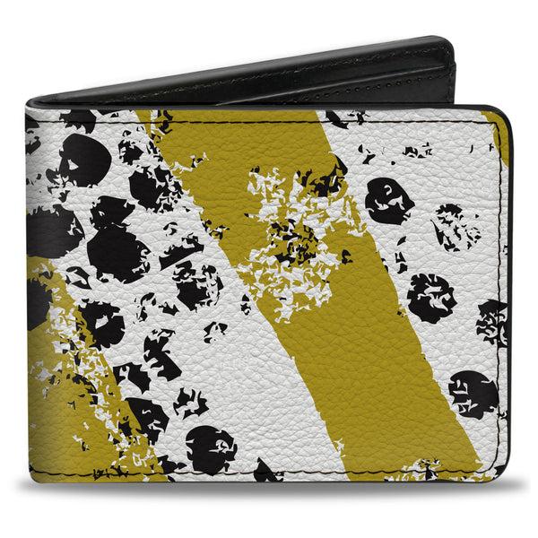 Buckle-Down Bi-Fold Wallet - Grunge Tread Yellow