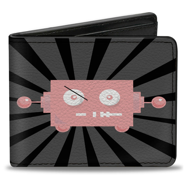 Buckle-Down Bi-Fold Wallet - Hot Beat Bot Pink