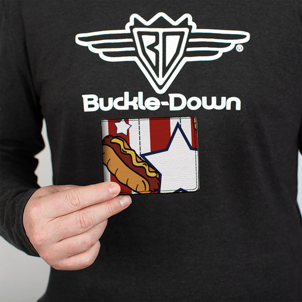 Buckle-Down Bi-Fold Wallet - Hot Dogs