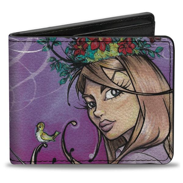 Buckle-Down Bi-Fold Wallet - Le Fleur