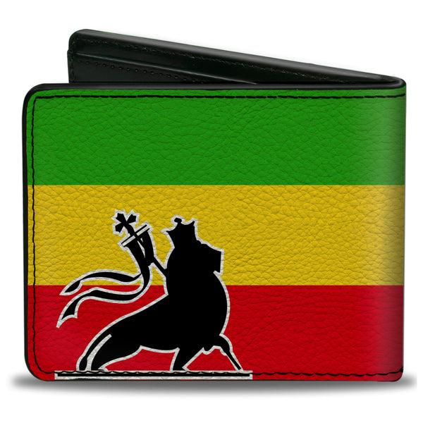 Buckle-Down Bi-Fold Wallet - Lion Of Zion