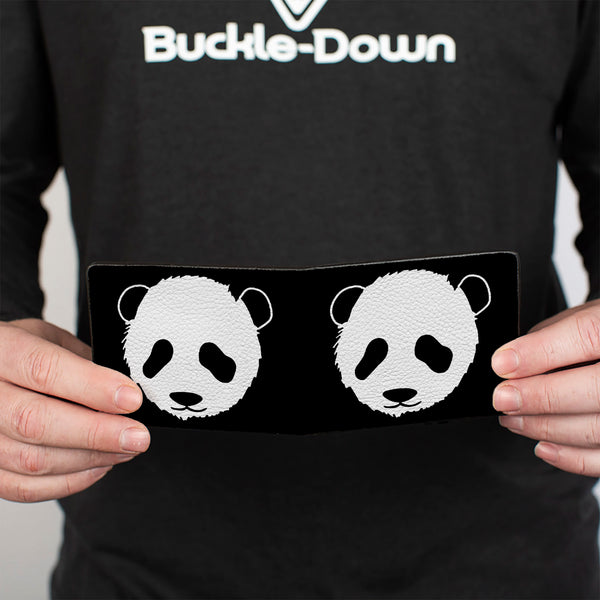 Buckle-Down Bi-Fold Wallet - Panda Bear Repeat