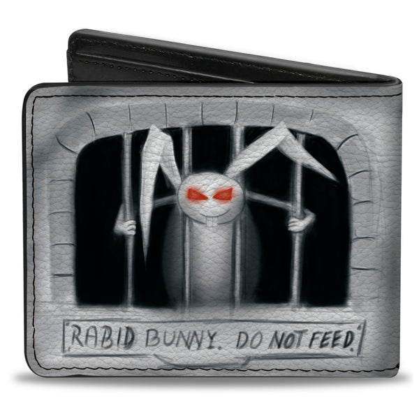 Buckle-Down Bi-Fold Wallet - Rabid Bunny