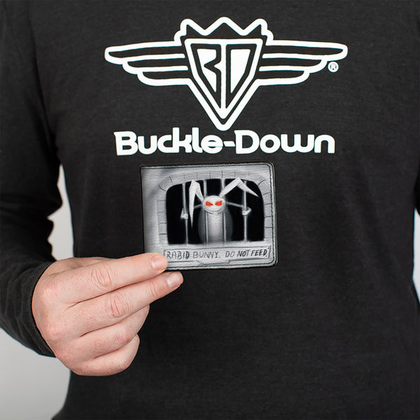 Buckle-Down Bi-Fold Wallet - Rabid Bunny