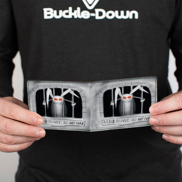 Buckle-Down Bi-Fold Wallet - Rabid Bunny