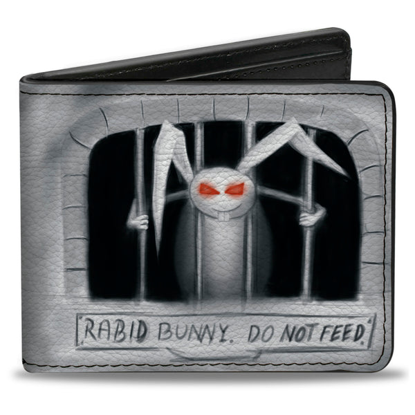 Buckle-Down Bi-Fold Wallet - Rabid Bunny