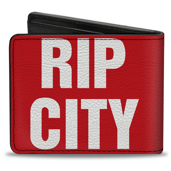 Buckle-Down Bi-Fold Wallet - RIP CITY Red White