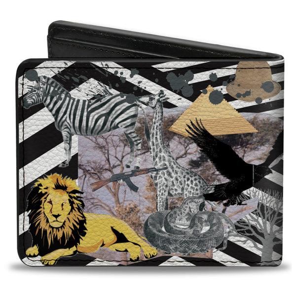 Buckle-Down Bi-Fold Wallet - Safari