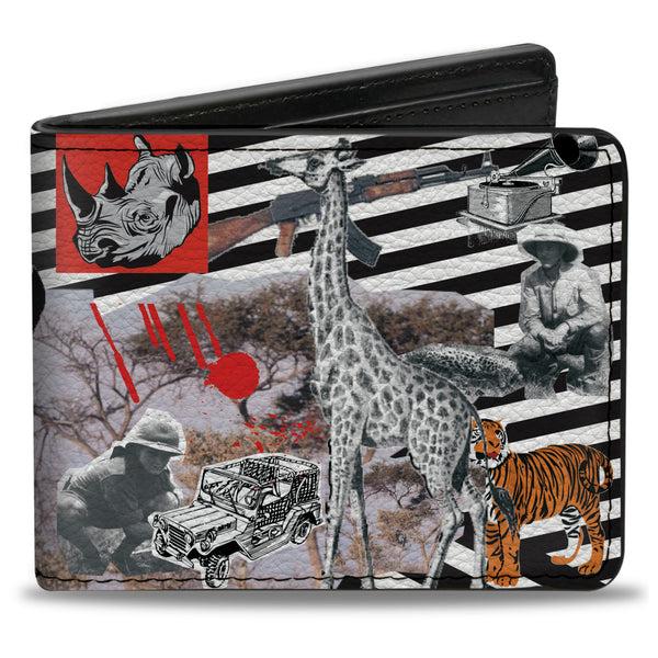 Buckle-Down Bi-Fold Wallet - Safari