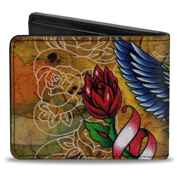 Buckle-Down Bi-Fold Wallet - Tattoo Johnny-Blonde