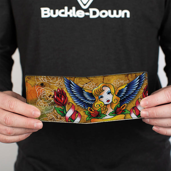 Buckle-Down Bi-Fold Wallet - Tattoo Johnny-Blonde