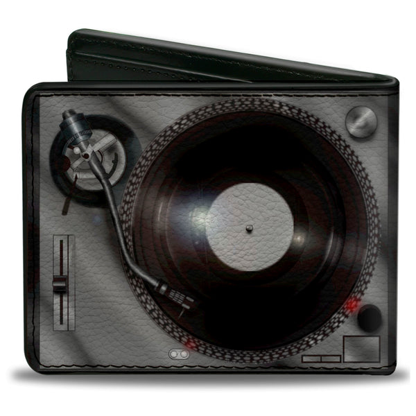 Buckle-Down Bi-Fold Wallet - Turntables