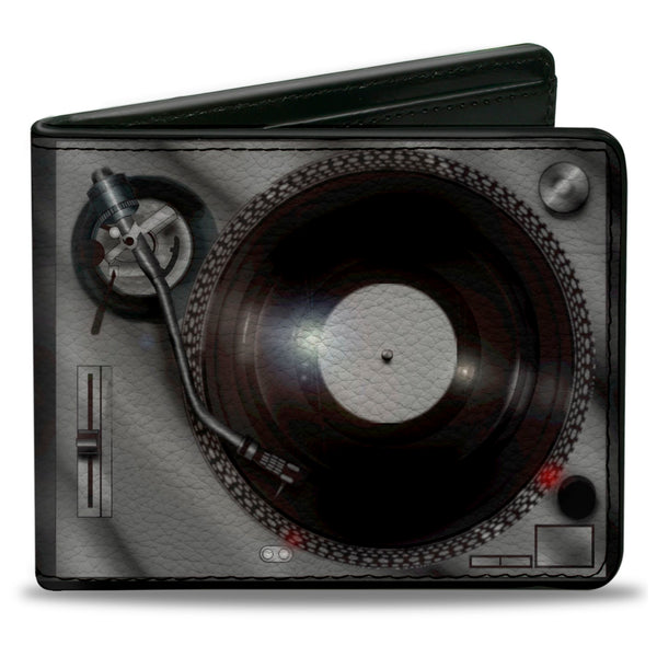 Buckle-Down Bi-Fold Wallet - Turntables