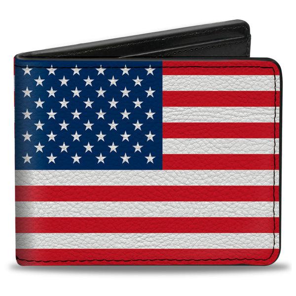 Buckle-Down Bi-Fold Wallet - United States Flag