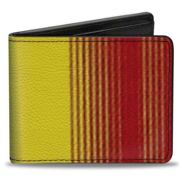 Buckle-Down Bi-Fold Wallet - Zarape4 Vertical Rasta