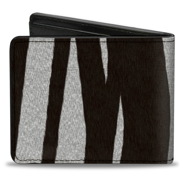 Buckle-Down Bi-Fold Wallet - Zebra