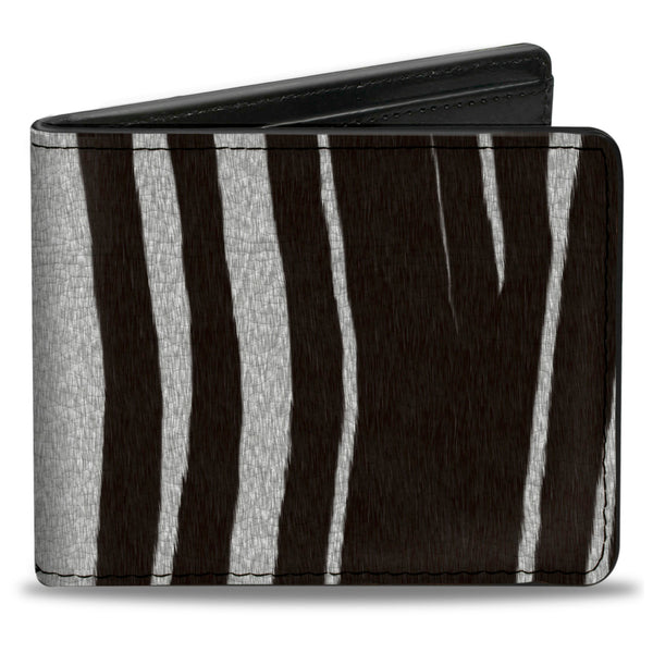 Buckle-Down Bi-Fold Wallet - Zebra