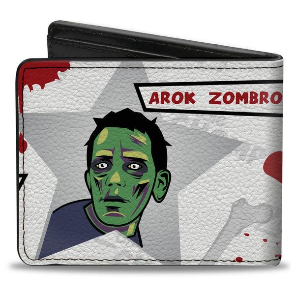 Buckle-Down Bi-Fold Wallet - Zombie CHOMP