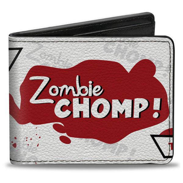 Buckle-Down Bi-Fold Wallet - Zombie CHOMP