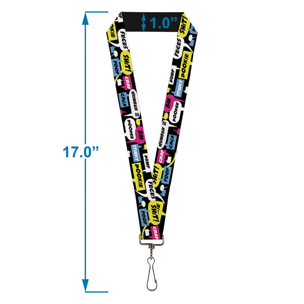 Buckle-Down Buckle-Down Lanyard - Crap Bubbles
