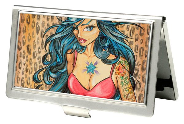 Buckle-Down Business Card Holder - SMALL - Leah FCG