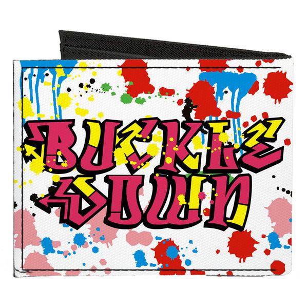 Buckle-Down Canvas Bi-Fold Wallet - BD Tag