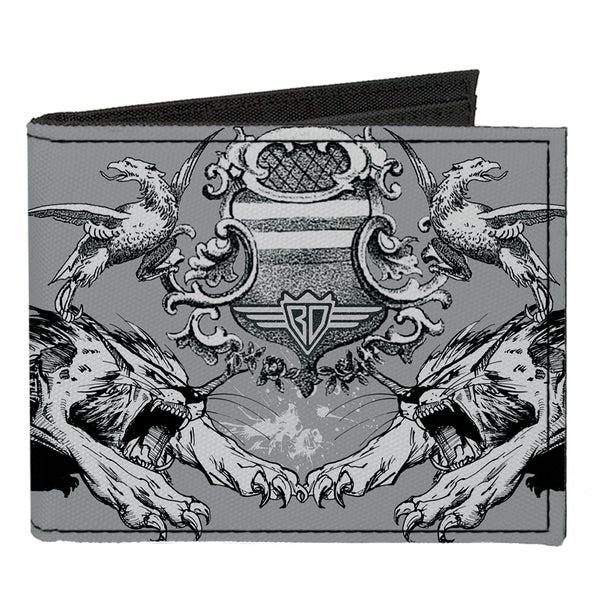Buckle-Down Canvas Bi-Fold Wallet - BD Werewolves