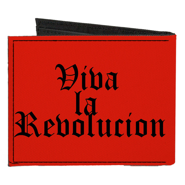 Buckle-Down Canvas Bi-Fold Wallet - Che Red Black