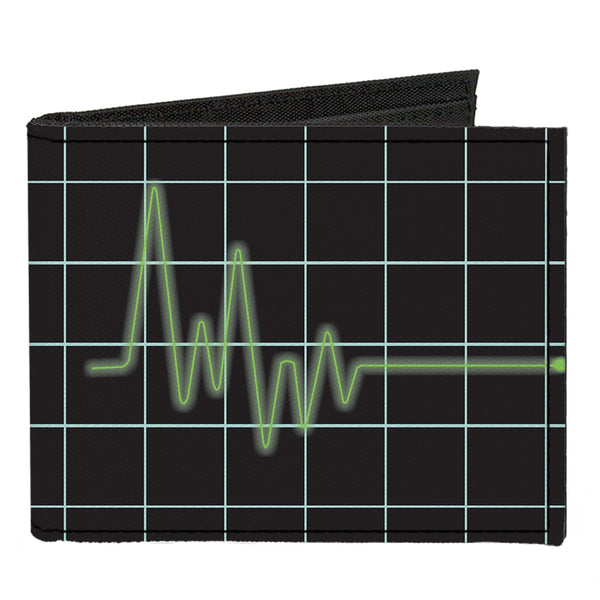 Buckle-Down Canvas Bi-Fold Wallet - Flatline