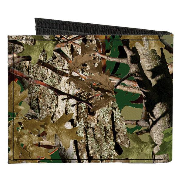 Buckle-Down Canvas Bi-Fold Wallet - Hunting Camo