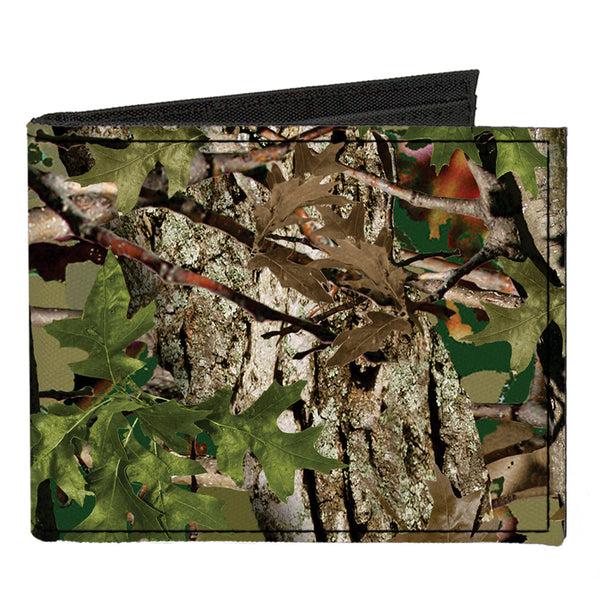 Buckle-Down Canvas Bi-Fold Wallet - Hunting Camo