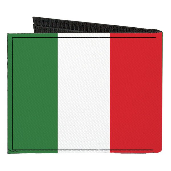 Buckle-Down Canvas Bi-Fold Wallet - Italy Flag