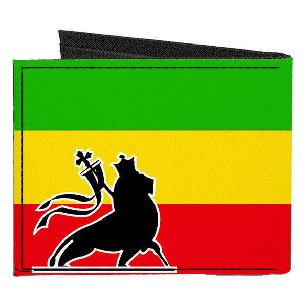 Buckle-Down Canvas Bi-Fold Wallet - Lion Of Zion