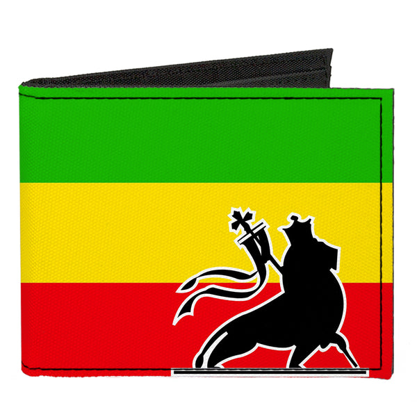 Buckle-Down Canvas Bi-Fold Wallet - Lion of Zion