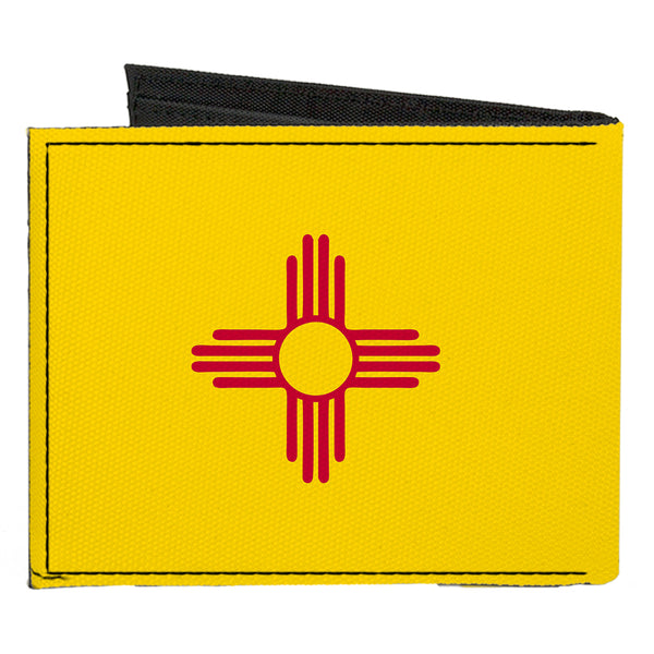 Buckle-Down Canvas Bi-Fold Wallet - New Mexico Flag