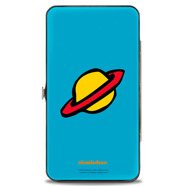 Buckle-Down Hinged Wallet - Chuckie Pose + Saturn Blue
