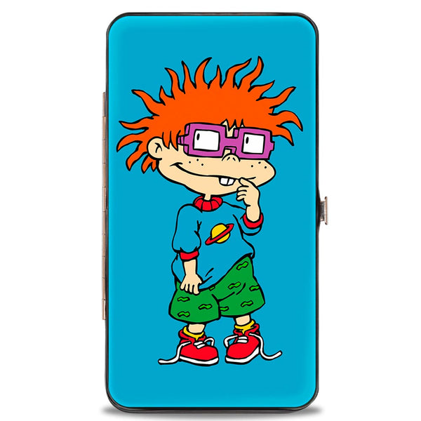 Buckle-Down Hinged Wallet - Chuckie Pose + Saturn Blue