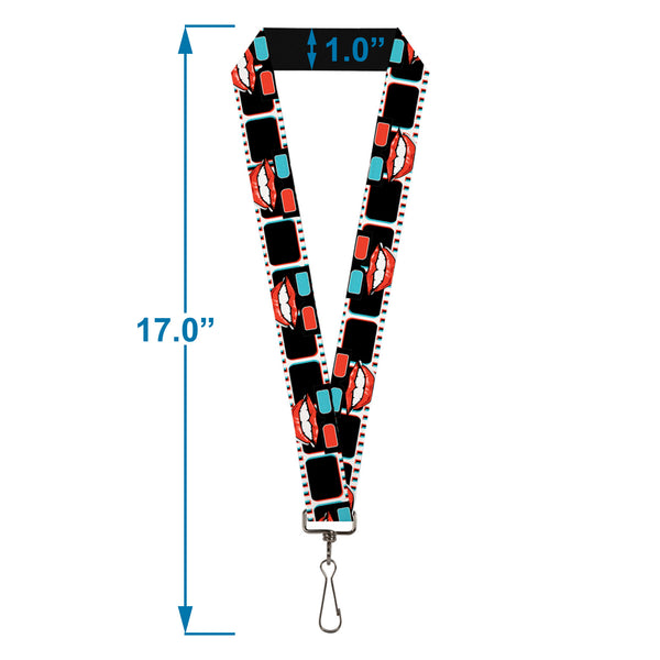 Buckle-Down Lanyard - 1.0" - 3-D Filmstrip